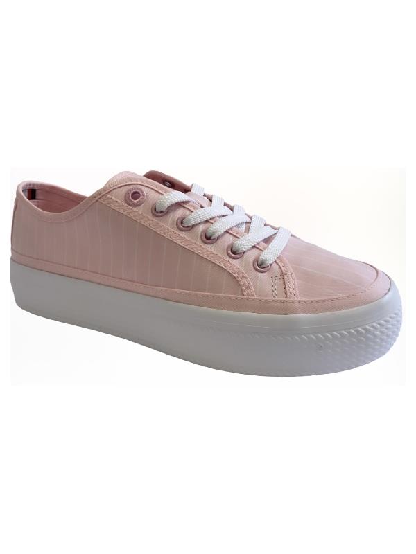 Pink tommy hilfiger shoes sales