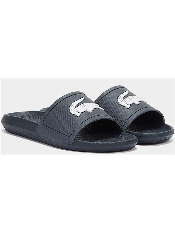 Lacoste sliders navy cheap