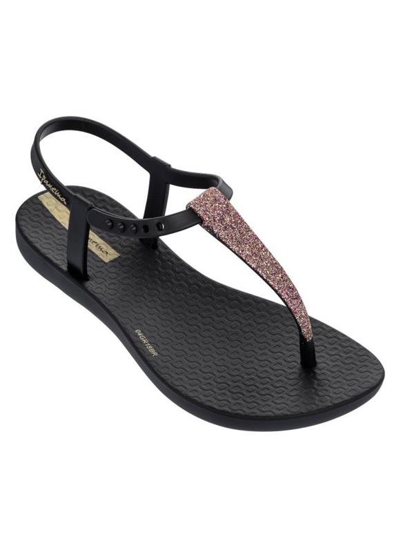 Charm It! Charm - Gold Glitter Flip Flop