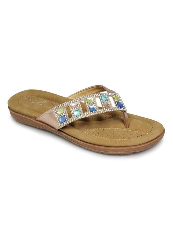 Lunar rose gold sandals outlet