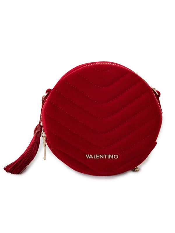 VALENTINO Carillon Red Velvet Bag