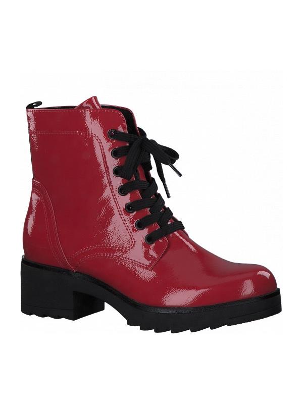 Marco tozzi red boots hotsell