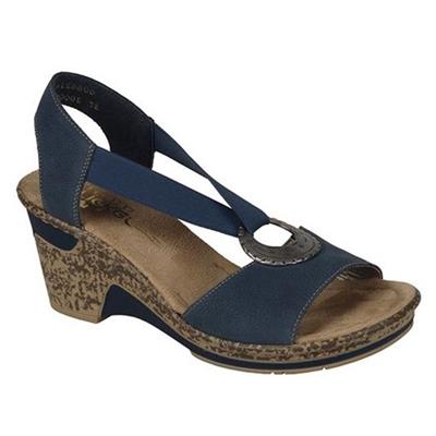 rieker navy sandals