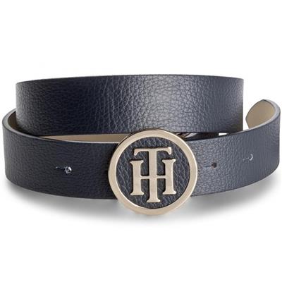 round buckle belt tommy hilfiger