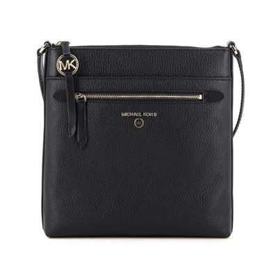 Buy Michael Kors Bags Jet Set Charm SM NS Flat Xbody Black Leather Bu