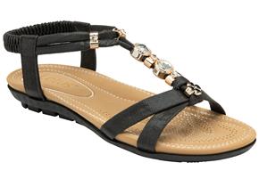 Lotus Sandals – Bettina ULP214 Black