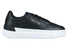 Tommy Hilfiger Trainers - TH Signature Leather Sneaker Black