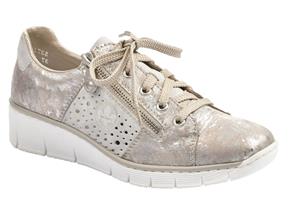 Rieker Shoes - 53715 Metallic