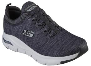 Skechers Shoes - Arch Fit Waveport 232301 Black Grey
