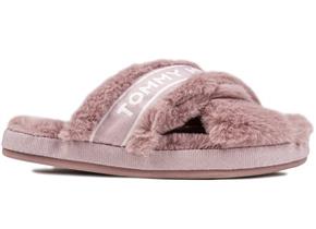 Tommy Hilfiger Slippers - Tommy Fur Home Slipper Lilac