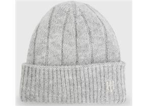 Tommy Hilfiger Hats - TH Timeless Beanie Light Grey