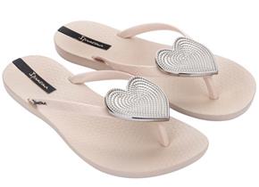 Ipanema Sandals - Maxi Heart Silver Ivory