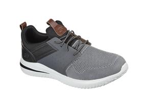 Skechers Shoes - Delson 3.0 Cicada 210238 Grey/Black