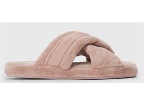 Tommy Hilfiger Slippers - Comfy Home Slippers With Straps Beige