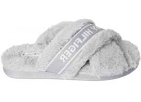 Tommy Hilfiger Slippers - Tommy Fur Home Slipper Grey