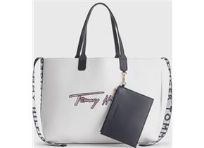 Tommy Hilfiger Bags - Iconic Tommy Tote Signature Bright White