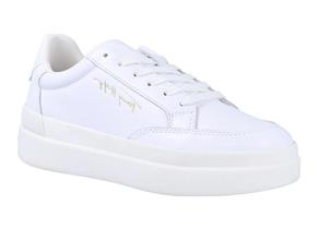Tommy Hilfiger Trainers - TH Signature Leather Sneaker White
