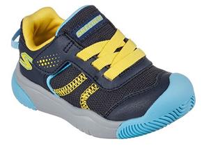 Skechers Infants - 407321N Mighty Toes Navy Yellow