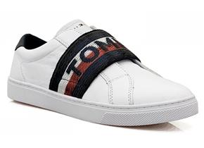 Tommy Hilfiger Shoes - Glitter Elastic Slip on Sneaker White