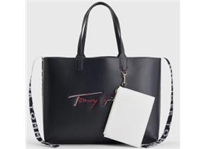 Tommy Hilfiger Bags - Iconic Tommy Tote Signature Navy