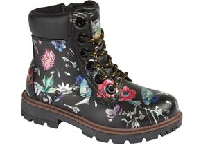 Cipriata Boots - C718 Black Floral