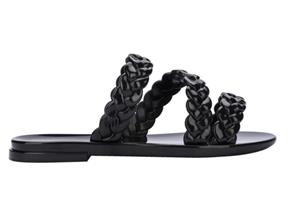 Melissa Shoes - Wrap Braid Slide Black