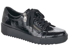 Rieker Shoes - M6404 Black Patent
