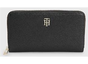Tommy Hilfiger Purse - TH Timeless Large Zip Around Wallet Black