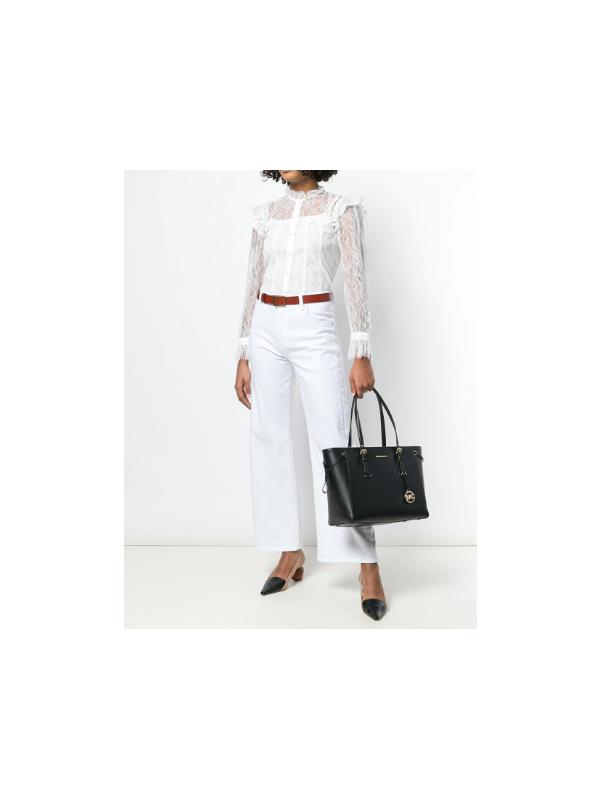 Michael kors voyager sales medium top zip tote